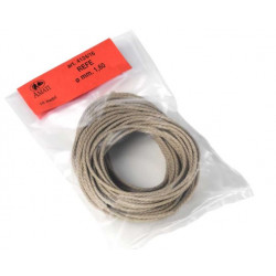 Cordage - Fil de Gréement Beige / Rigging Cord Natural Hemp, 1.6mm, 20m