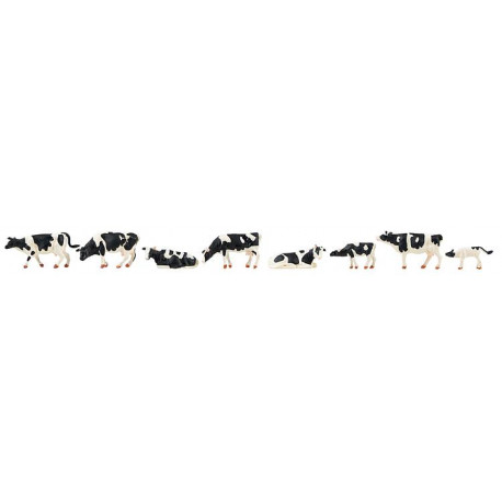 Vaches, frisonnes pies noires / Cows, Friesian H0