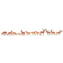 Daims, Cerfs / Fallow deer, red deer H0