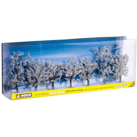 7 Arbres hiver / Winter trees, 8-10 cm