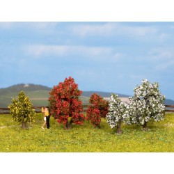 5 Arbustes en fleur / Bushes, in blossom, 3-4 cm