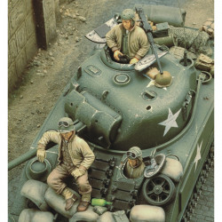 U.S. Sherman crew, WWII 1/35