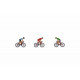 Coureurs Cyclistes / Bycicle Racers H0