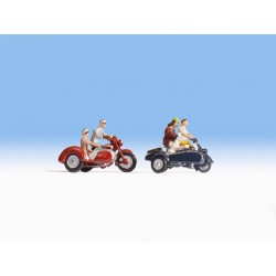 Moto et motocycliste N