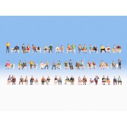 Mega Set Economique "Gens Assis" / Mega Economy Figures Set “Sitting People” N