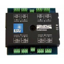 Switch Pilot Extension, 4 twin-relays (DPDT) output, 2A each, extension for Switch Pilot Family