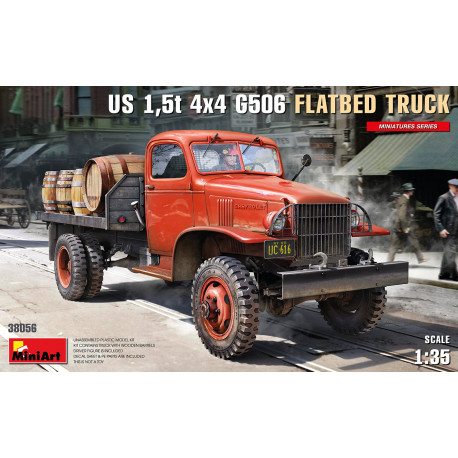 US 1.5T 4x4 G506 Flatbed Truck 1/35