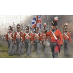 British Infantry on the March, Epoque Napoléonienne, 1/72