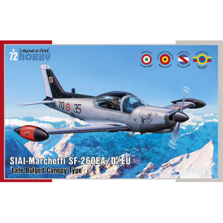 SIAI-Marchetti SF-260EA/D/EU "Late Bulged Canopy Type", Décal Belge 1/72