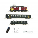 Coffret de départ Fourgon Electrique De 4/4 & Wagons Voyageurs / Electric Railcar & passenger train, SBB, AC SON H0