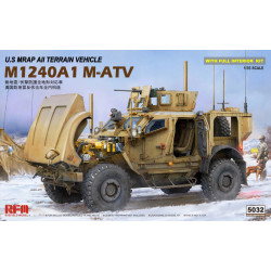 U.S MRAP All Terrain Vehicle M1240A1 M-ATV 1/35