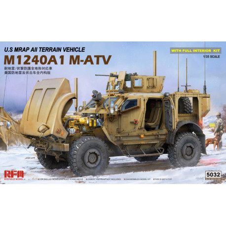 U.S MRAP All Terrain Vehicle M1240A1 M-ATV 1/35
