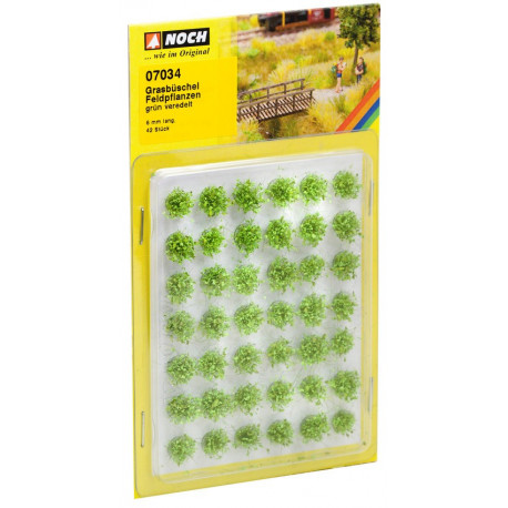 Mini set avec 42 Touffes d'herbes "plantes de champs" / Grass Tufts "Field Plants", XL