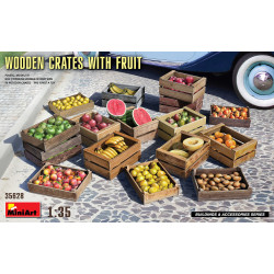 Wooden crates with fruit 1/35