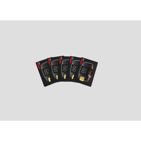 Set de 5 cartes numériques / Locomotive Card Set