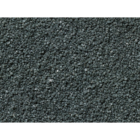 Ballast gris foncé / Trackbed, ballasted, gray 250 gr H0