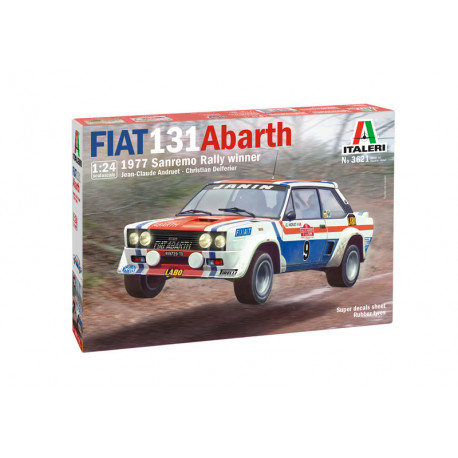 Fiat 131 Abarth 1977 Sanremo Rally 1/24