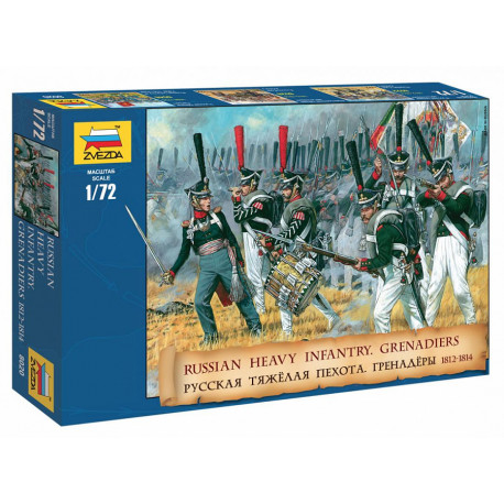 Russian Heavy Infantry Grenadiers, 1812-1814 1/72