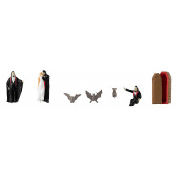 Set de figurines Comte Dracula / Count Dracula set of figures H0