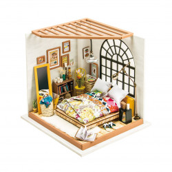 Miniature Dollhouse Alice’s Dreamy Bedroom 1/18