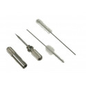 Set de nettoyage / Nozzle cleaning set contains nozzle cleaning needle and 2 brushes