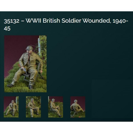WWII British Soldier Wounded, 1940-45 1/35