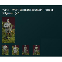 WWII Belgian Mountain Trooper, Belgium 1940 1-35