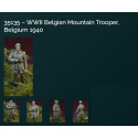 WWII Belgian Mountain Trooper, Belgium 1940 1-35