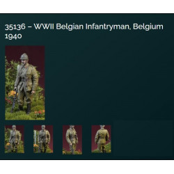 WWII Belgian Infantryman, Belgium 1940 1/35