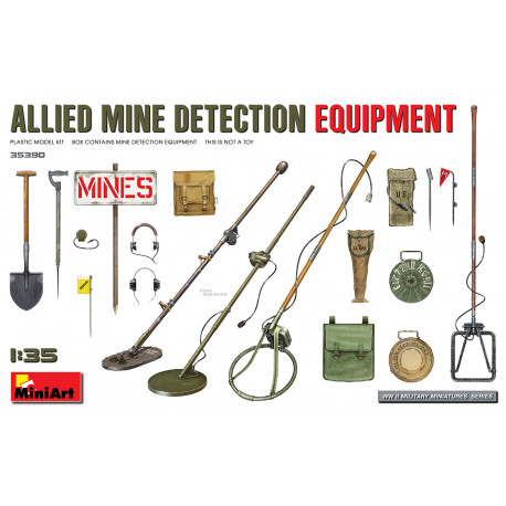 Allied mine detection equipment 1/35