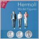 Hermoli 3 personnages peints / 3 Figures painted 1/25