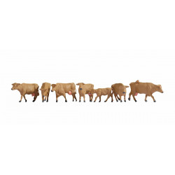Vaches brunes / Cows brown H0