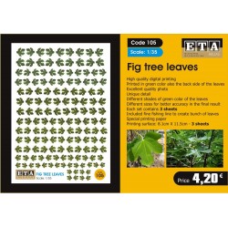 Fig tree leaves 1/35, 1/32, 1/24
