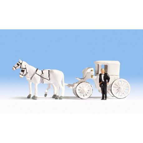 Calèche des mariés / Wedding Carriage H0