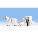 Calèche des mariés / Wedding Carriage H0