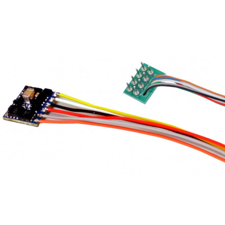 LaisDcc-Prise NEM652 à 8 Broches DCC, Avec Languettes à Souder, Pour