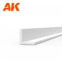 Profilé Plastique Angle Strips styrène 2.0 x 2.0 x 350mm x 4units