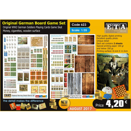 Original German Board Game Set 1/35