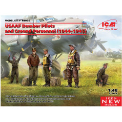 USAAF Bomber Pilots and Ground Personnel 1/48