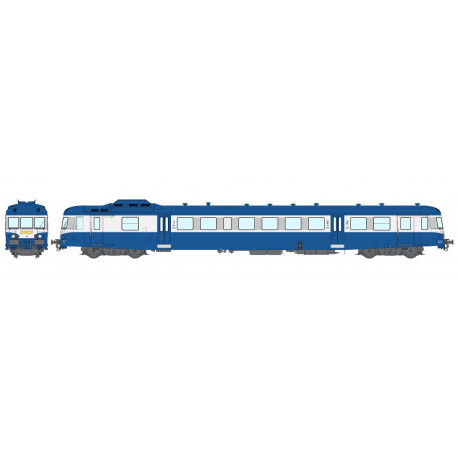 X 2816 modernisé, Bleu 202, Blanc 708 et Gris 804, logo en relief, LYON-VAISE, SNCF, AC Sound, Ep IV-V H