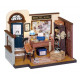 Miniature Dollhouse Mose's detective Agency