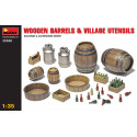 Wooden Barrels & Village Utensils 1/35