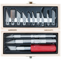 Assortiment de Couteaux / Hobby Knife Set - Wooden Box