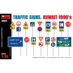Traffic Signs. Kuwait 1990's 1/35