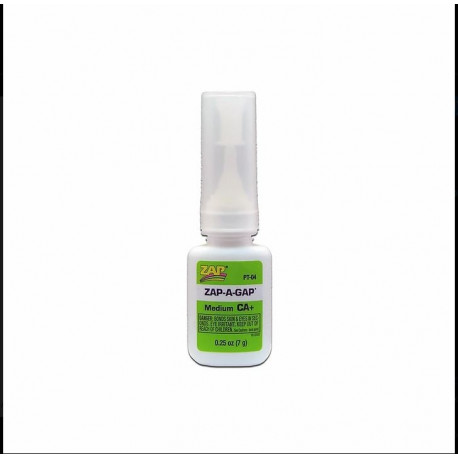 Colle ZAP-A-GAP CA+, Viscosité Moyenne / Medium Viscosity, 7 gr