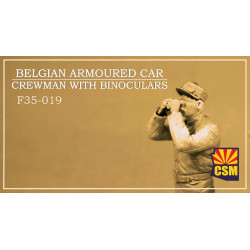 Belgian Armoured Car Crewman with Binoculars 1/35