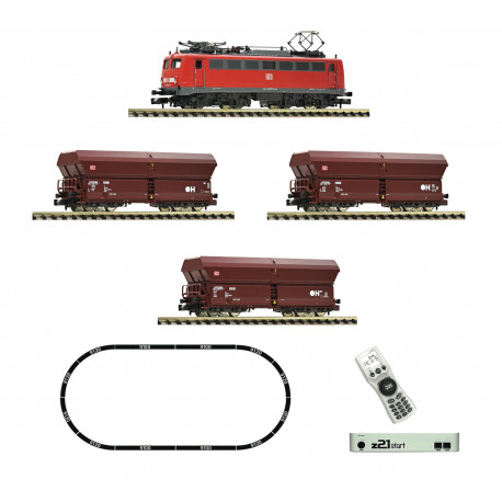 Coffret de départ Locomotive Electrique class 140, avec wagons marchandises, DB AG, N