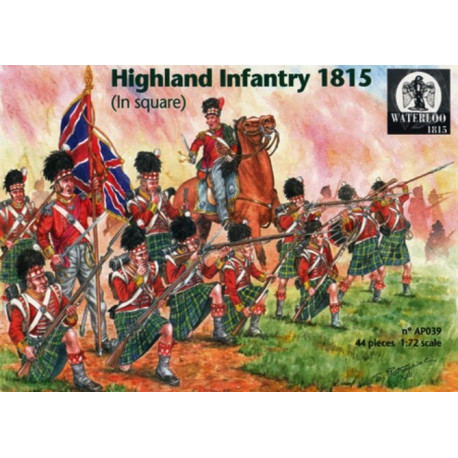 Highland Infantry (in Square) 1815 1/72