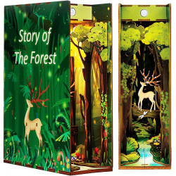 Story of the Forest Book Nook Shelf Insert