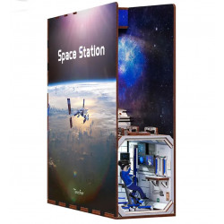 Space Station Book Nook Shelf Insert